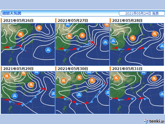 2週間天気 27日は大雨の恐れも 関東甲信の梅雨入りはいつ 21年5月24日 Biglobeニュース