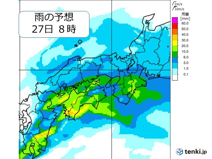 中国地方 あす27日 木 通勤通学時は瀬戸内を中心に本降りの雨に 日直予報士 21年05月26日 日本気象協会 Tenki Jp