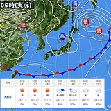 関西　水曜日までは晴れて真夏日の所も　次の雨は木曜日