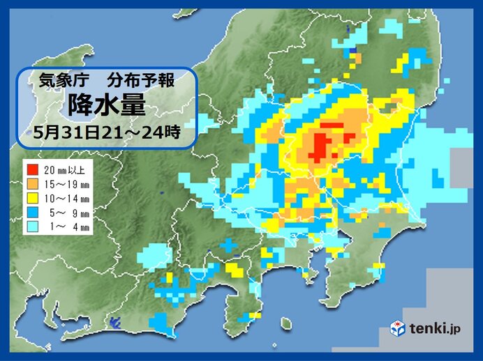 関東甲信 午後は天気の急変に注意 激しい雨や雷雨の所も 都心も夜は傘が必要(日直予報士 2021年05月31日) - 日本気象協会 tenki.jp - tenki.jp
