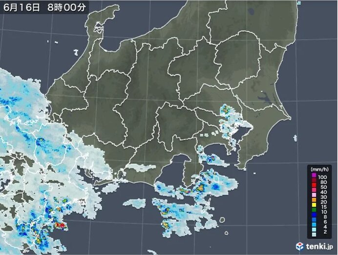 関東　東京や埼玉で局地的に雨雲発達　激しい雨も　日中も急な強雨・雷雨に注意