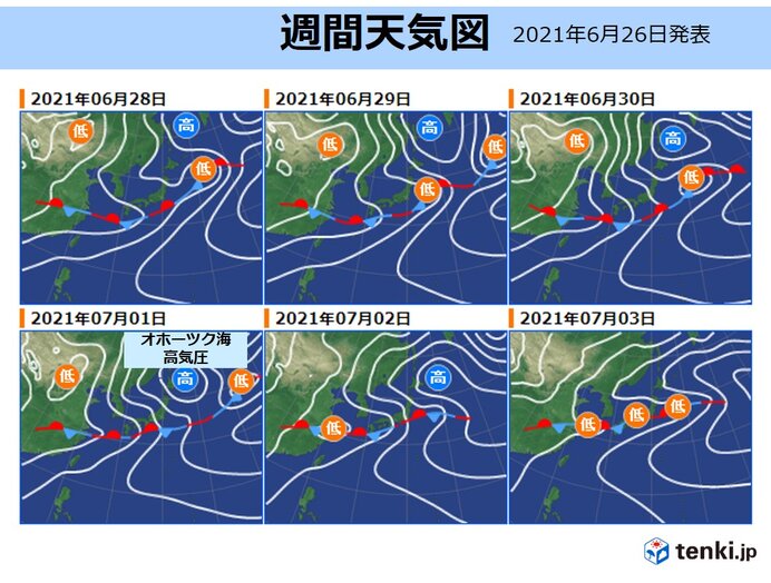 東北 九州は梅雨本番 滝のような雨 も 遅れている沖縄の梅雨明けは 2週間天気 気象予報士 望月 圭子 21年06月27日 日本気象協会 Tenki Jp