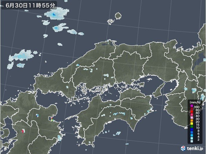 中国地方　今日(30日)は雷雨に注意　週末から梅雨空が続く