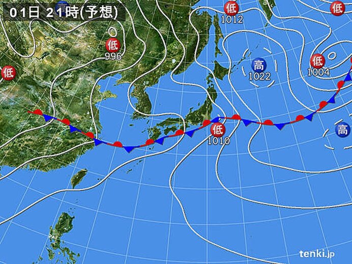 太平洋側で警報級の大雨の恐れ　2日(金)にかけて梅雨前線活発化　梅雨の最盛期