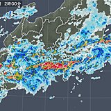 関東や東海で雨雲発達中　土砂災害に厳重警戒