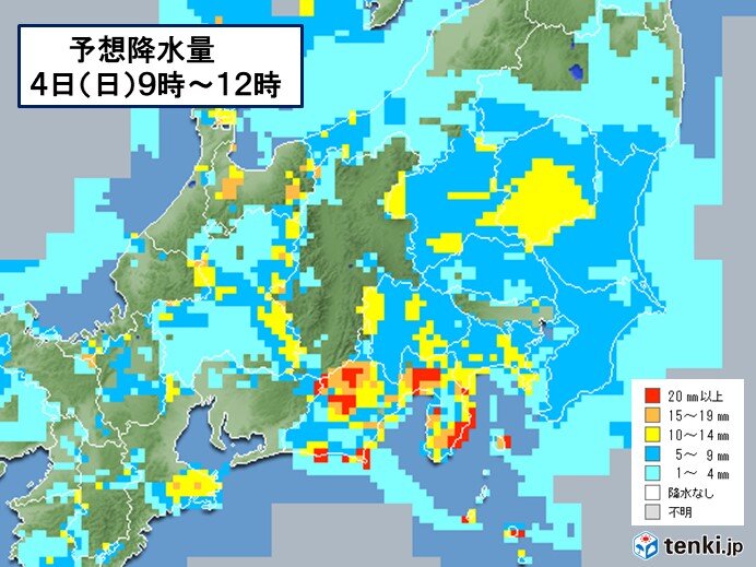 東海 関東 ピーク過ぎても続く雨 新たな災害発生のおそれも 気象予報士 青山 亜紀子 21年07月04日 日本気象協会 Tenki Jp