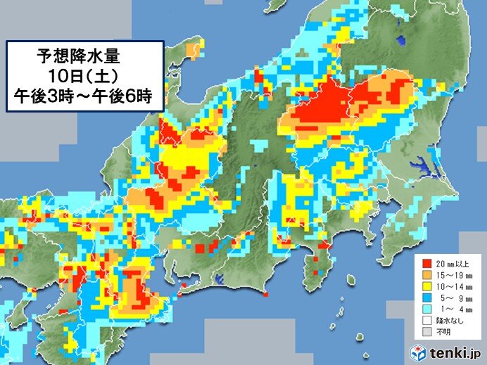 関東　週末は急速に雨雲が発達　熱中症にも警戒を