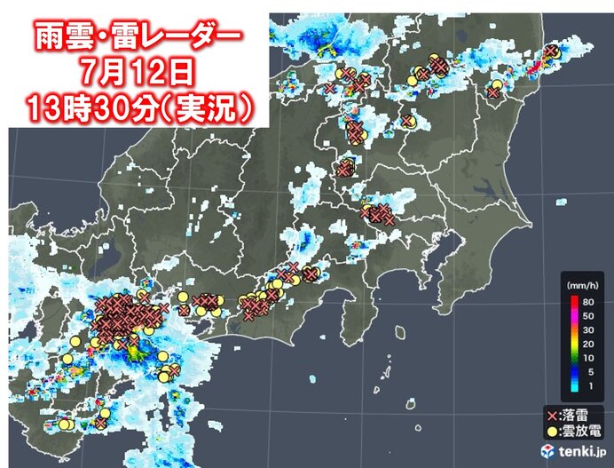 関東甲信 ゲリラ豪雨が帰宅時を直撃か 水曜まで大気の状態不安定 梅雨明けはいつ Tenki Jp きのう11日に続き きょう12日 も大気の状態 ｄメニューニュース Nttドコモ