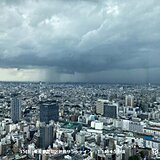 都心周辺に活発な雨雲　今夜にかけて大気の状態が不安定　急な強い雨に注意