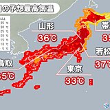 梅雨明け猛暑　体温並み37℃　危険な暑さに厳重警戒