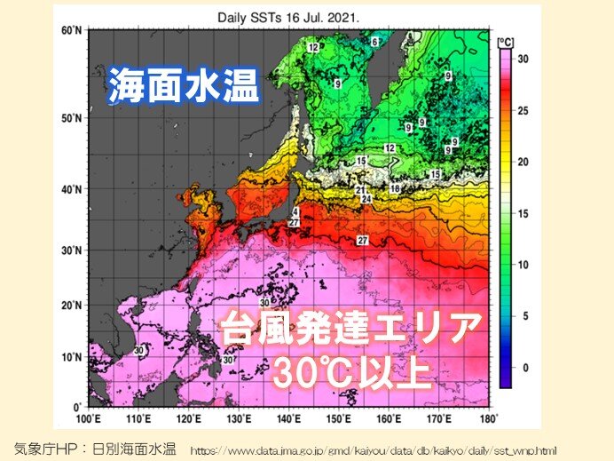 新たに　台風のたまご発生か