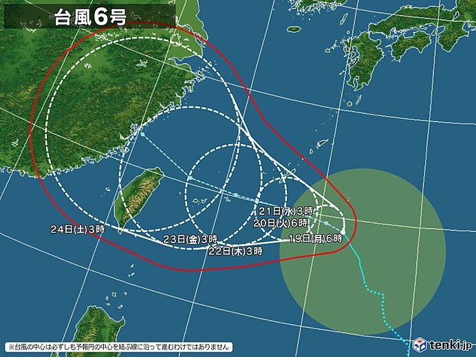 台風6号　「強い」勢力に発達予想　特徴と警戒ポイントは?