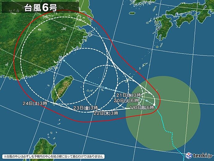 台風6号 強い 勢力に発達予想 特徴と警戒ポイントは 気象予報士 望月 圭子 2021年07月19日 日本気象協会 Tenki Jp