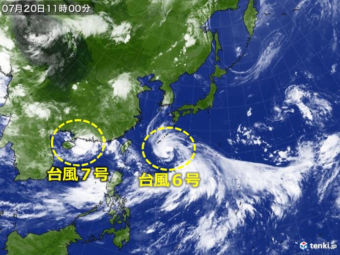 日本の南　熱帯低気圧が発生しやすい状況