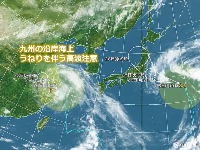 台風の動きと影響