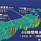 東北　台風8号の影響で大雨の所も　この先の雨の見通しは?