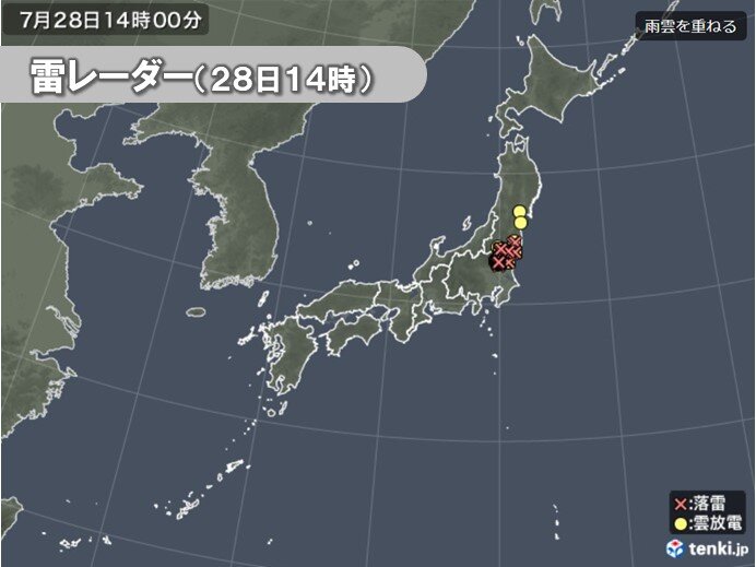 7月の雷日数 各地で今年最多も 今月いっぱい天気急変や落雷に注意 気象予報士 日直主任 21年07月28日 日本気象協会 Tenki Jp