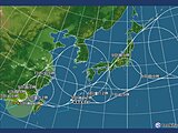 東海地方　台風の影響　山間部中心大雨のおそれ