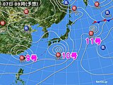 台風北上であす四国太平洋側中心に局地的に激しい雷雨　蒸し暑さ増すため熱中症に警戒
