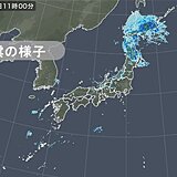 元台風の影響　24時間で平年8月ひと月のおよそ2倍の雨量も　土砂災害に警戒