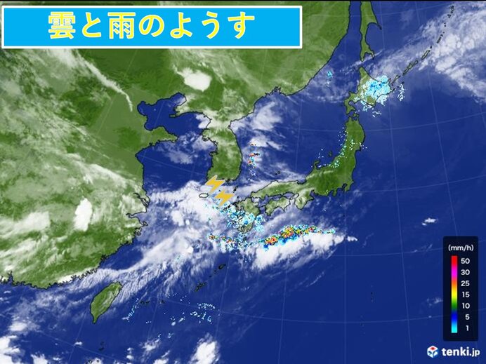 11日　九州に活発な前線　非常に激しい雨も　近畿から関東で猛暑日