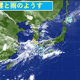 11日　九州に活発な前線　非常に激しい雨も　近畿から関東で猛暑日