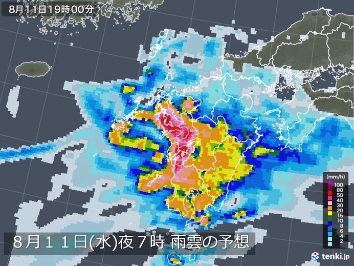 九州 前線停滞 この時季としては異例の長雨に警戒を 気象予報士 君島 由希子 21年08月11日 日本気象協会 Tenki Jp