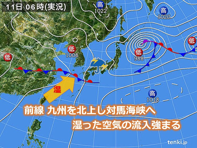 九州 前線停滞 この時季としては異例の長雨に警戒を