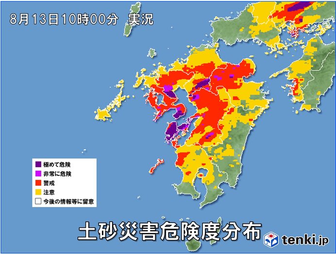 九州 すでに平年2倍超の記録的な大雨 大雨長期化で災害リスク高まる Tenki Jp 九州 は 11日降り始めから雨量が平年8月の2 ｄメニューニュース Nttドコモ