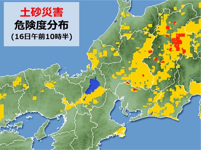 滋賀県 震度3以上の地震がきょうだけで2回も 土砂災害に警戒を 気象予報士 日直主任 21年08月16日 日本気象協会 Tenki Jp