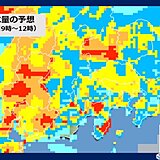 関東　あすは前線が北上　警報級の大雨となる地域が拡大　土砂災害に警戒を