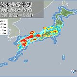 きょう17日　前線北上　西日本を中心に再び大雨　土砂災害に厳重警戒