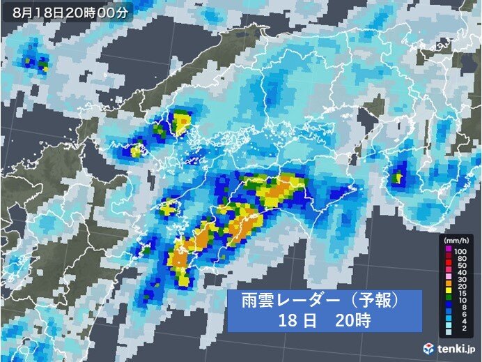 中国地方 異例の長雨 前線の活動が弱まっても くもりや雨のぐずついた天気続く 気象予報士 高田尚美 21年08月18日 日本気象協会 Tenki Jp