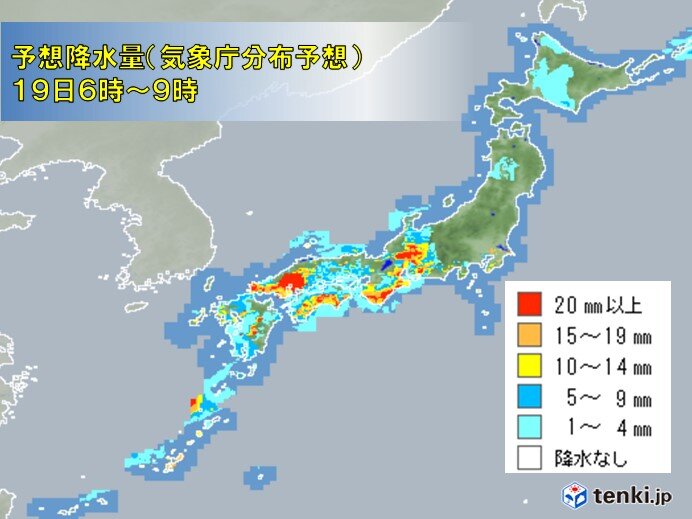 異例の大雨 8月の雨量すでに統計開始以来1位 19日にかけても非常に激しい雨 21年8月18日 Biglobeニュース