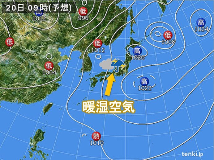 北陸 19日夜遅くまで土砂災害に注意 警戒 週末は雨や雷雨 熱中症にも警戒を 気象予報士 今井 梢 2021年08月19日 日本気象協会 Tenki Jp