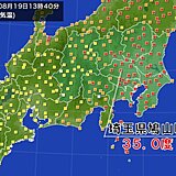 久しぶりの猛暑日　埼玉県鳩山町で気温が35度　万全な熱中症対策を!