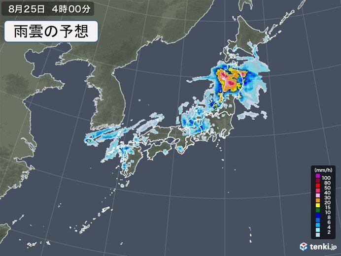 元台風12号の影響で大雨の恐れ