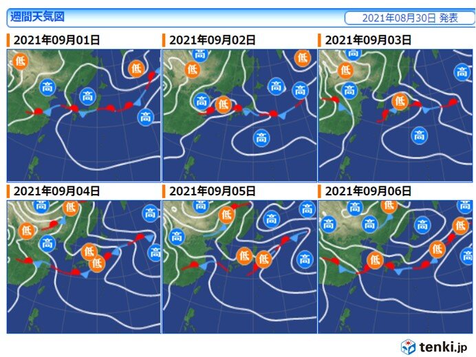 あす 8月最後の31日は貴重な晴れに