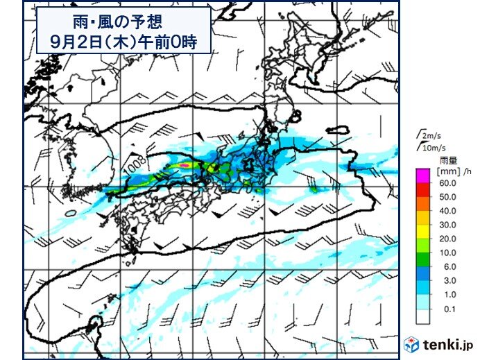 9月スタート 秋雨前線による大雨に注意 関東や北陸で激しい雨も 気象予報士 青山 亜紀子 21年08月31日 日本気象協会 Tenki Jp