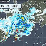 東海地方に活発な雨雲　あす4日にかけて突風や落雷に注意