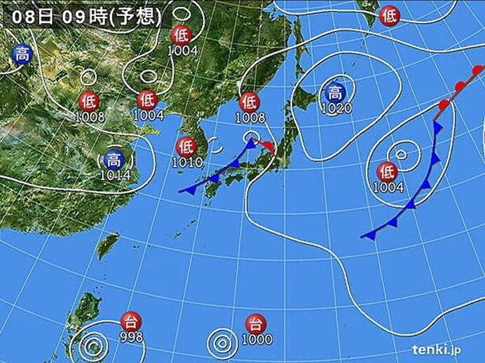 8日(水)から14日(火)　沖縄地方　台風の動向に注意警戒を