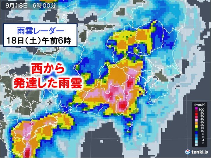 台風14号　関東　あす18日　接近前から大雨に