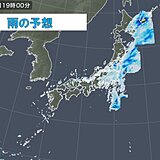 低気圧や前線が通過中　今夜にかけ北日本中心に大雨警戒　すでに平年の2倍の雨量も