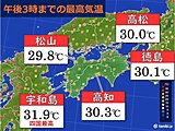 きょうも真夏日の四国地方　残暑いつまで?