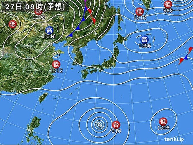 天気のポイントは?