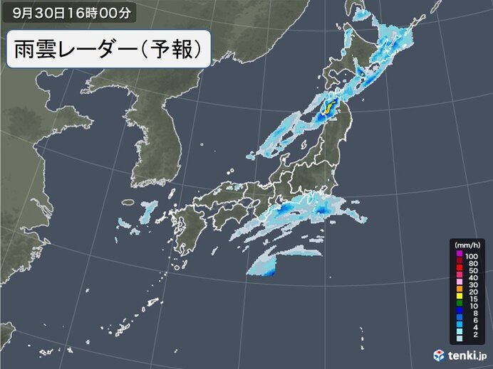 30日 木 の天気 台風16号北上 東海や関東は次第に雨 伊豆諸島は荒れた天気 気象予報士 吉田 友海 21年09月30日 日本気象協会 Tenki Jp