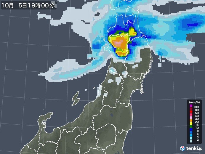 気象衛星から見た10月5日　日本列島の表情_画像