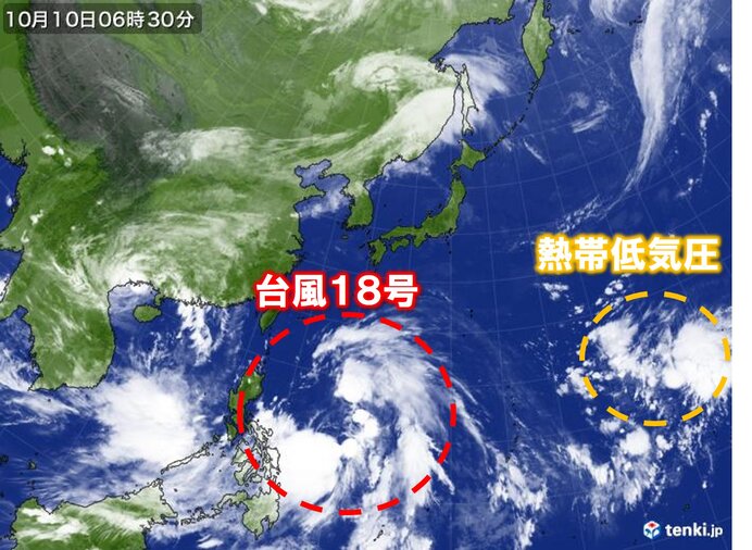 台風19号発生か