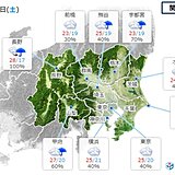 関東　きょう16日　おりたたみの傘が必要　あす17日　日中20℃以下でヒンヤリ