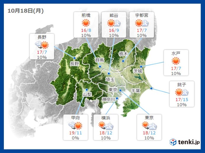 東京都心で今シーズン初 気温が10 を下回る Tenki Jp Goo ニュース